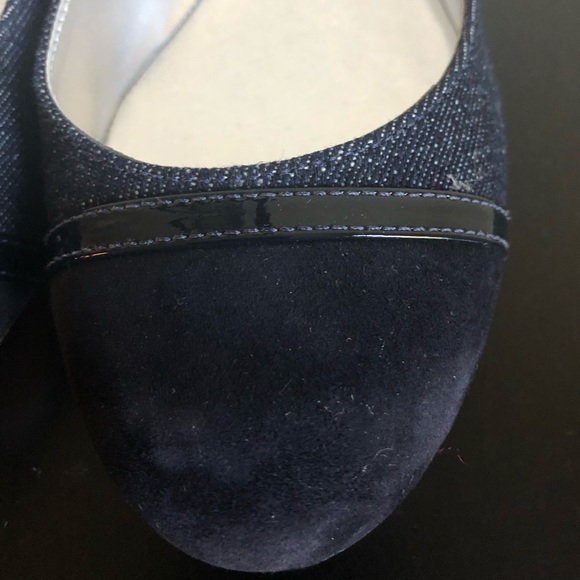 NWT Talbots Navy Gordana Flats, Size 8 - Picture 3 of 8